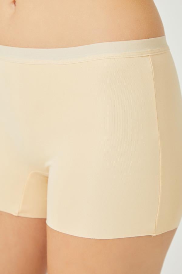 Basic Lazer Kesim Dikissiz Kadin Boxer B01c