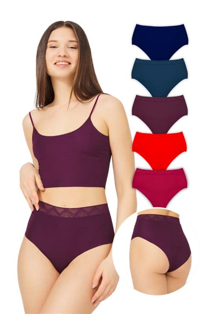 Basic Yuksek Bel Lazer Kesim Bikini Ku 3233 B
